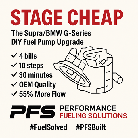 Stage Cheap:  A90/91 Toyota Supra/BMW G-Series DIY KIT